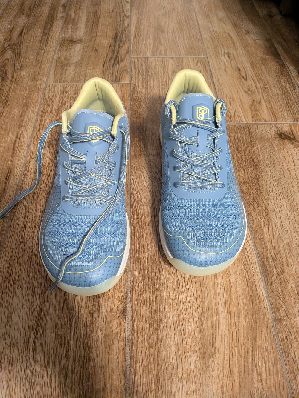 Born Primitive Women's Light Blue and Pale Yellow Athletic Shoes